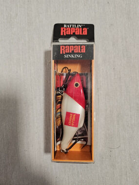 Rapala Rattlin' Red Head - Wells Fargo Advertisement Fishing Lure RNR-7 - Rare